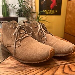 Eddie Bauer Womens Transition Chukka Ankle Suede Brown Boots Size 10